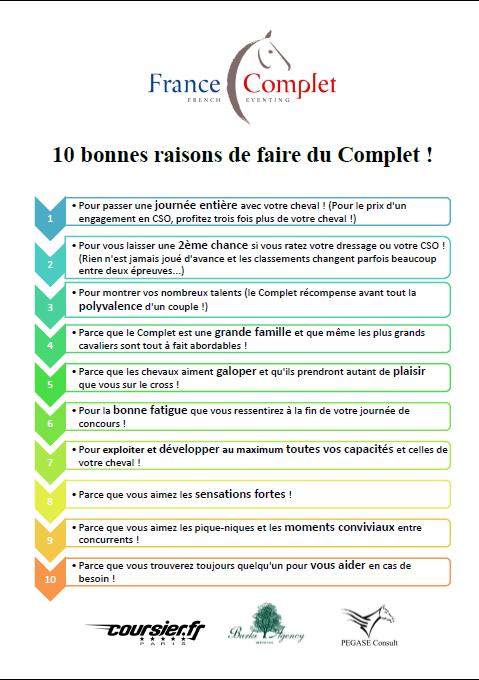 10 bonnes raisons de faire du Complet !