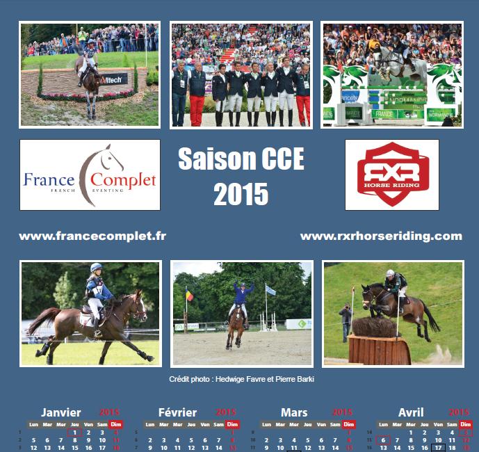 Calendrier du Complet 2015