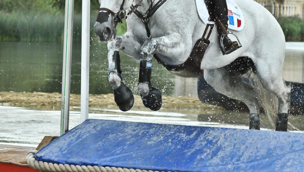 Burghley : Jung tombe, se relève, et prend la tête !