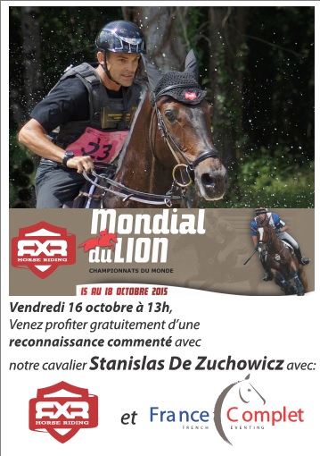 Mondial du Lion : reconnaissance avec Stanislas de Zuchowicz