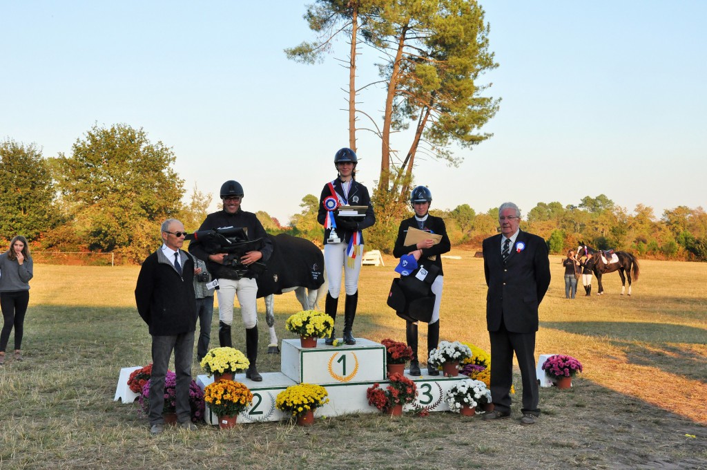 Podium Criterium 7 ans Amateur, avec Eric Lieby et André Lamarre