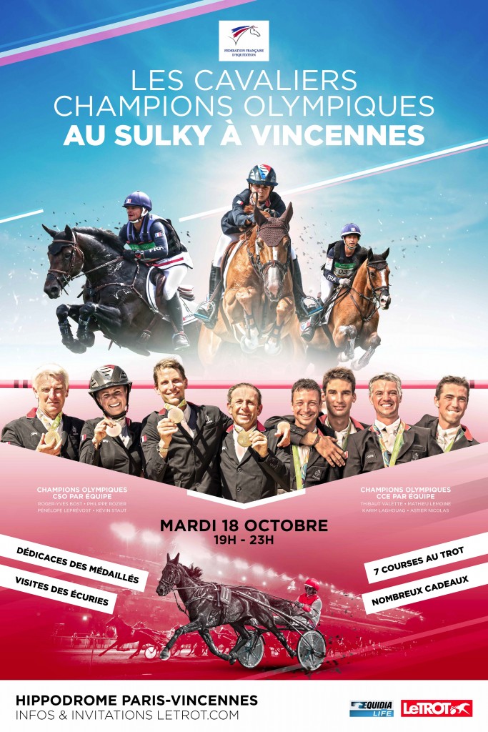 Les Champions Olympiques à Vincennes ce soir !