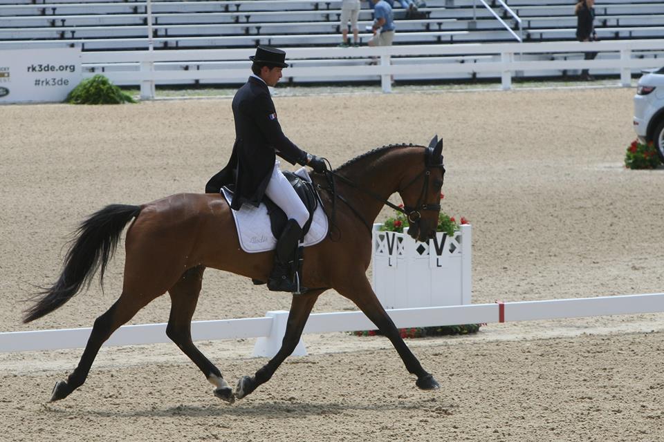 Lexington : Maxime Livio, 3ème après le dressage