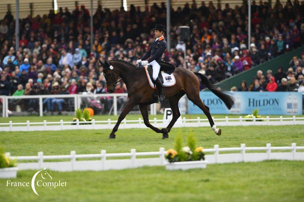 Badminton J2 : Christopher Burton gagne le dressage