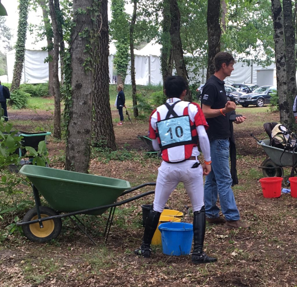 William Fox-Pitt, entraineur de premier ordre au CCI*** de Saumur.