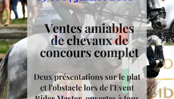 Lancement des ventes amiables France Complet les 13 et 14 juillet prochains.