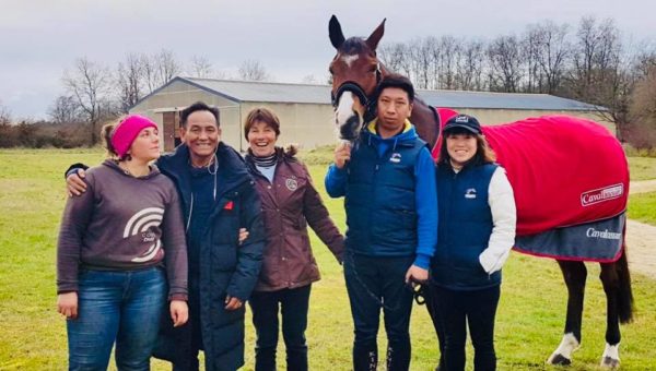 4 chevaux Français pour la Chine !