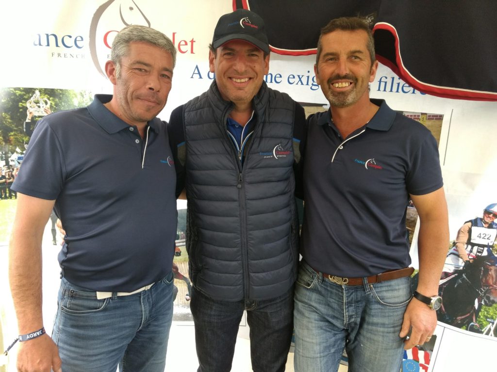 Vincent Guernier, Pierre Barki et Yann Catier à l'Amateur Team de Jardy 2021