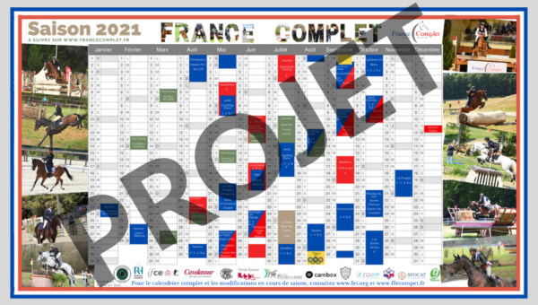 Le calendrier France Complet 2021 en version numérique !