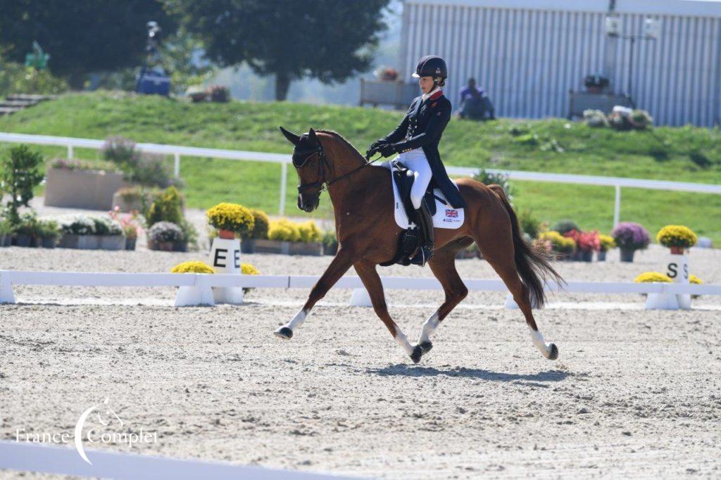 Burghley : premier jour de dressage, un podium provisoire 100% féminin et britannique