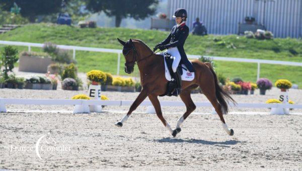 Burghley : premier jour de dressage, un podium provisoire 100% féminin et britannique