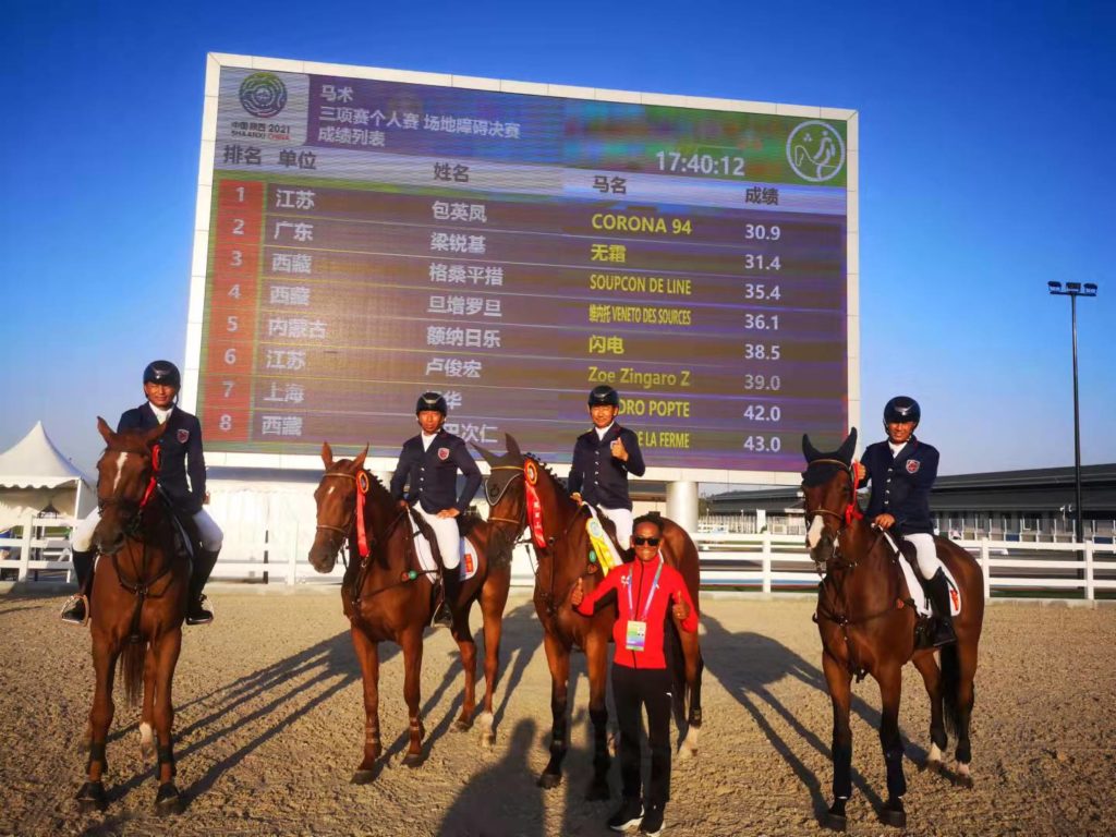 Les chevaux français en or aux Jeux chinois !