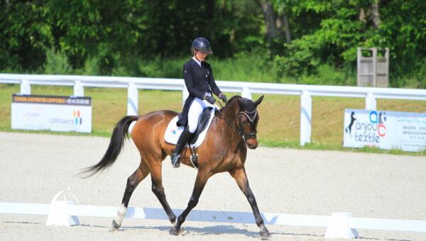 [CCI de Luhmühlen] Julie Simonet et Sursumcord’Or brillent sur le dressage pour leurs débuts en 5*-L !