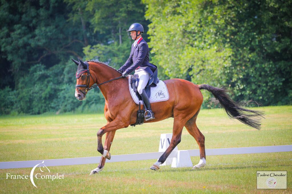 CCI Lignières : Nicolas Touzaint prend la troisième place après le dressage du 4*-S