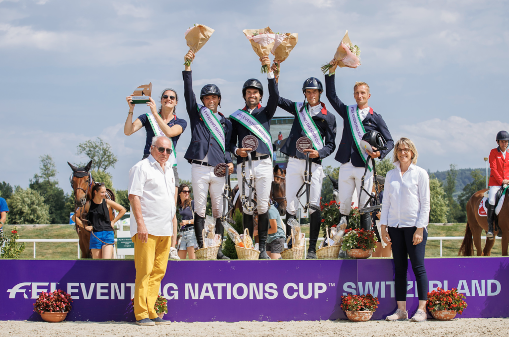 Jamais deux sans trois… l’or à Avenches pour la France !