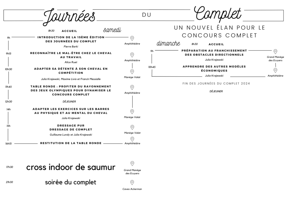 Journées du Complet 2024 – Demandez le PROGRAMME !