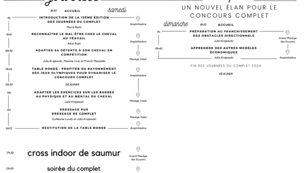 Journées du Complet 2024 – Demandez le PROGRAMME !